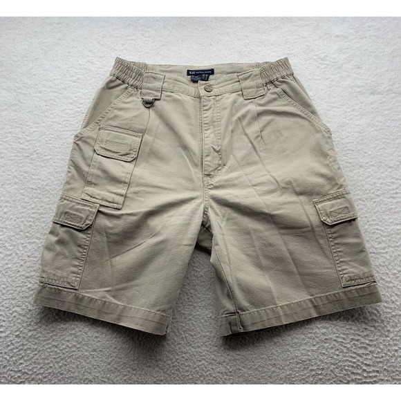5.11 Tactical Cargo Shorts Mens 30x9 Utility Carpenter Military Operator Khaki - Picture 1 of 16